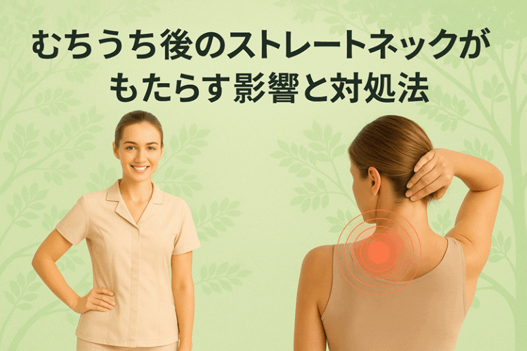 むちうち後のストレートネックがもたらす影響と対処法