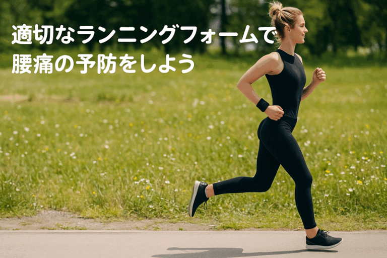適切なランニングフォームで腰痛を予防しよう