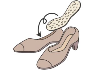 インソールを使用しているイメージ画像