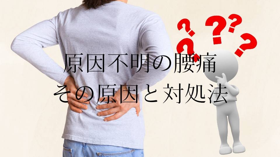 原因不明の腰痛　その原因と対処法というブログのサムネイル画像