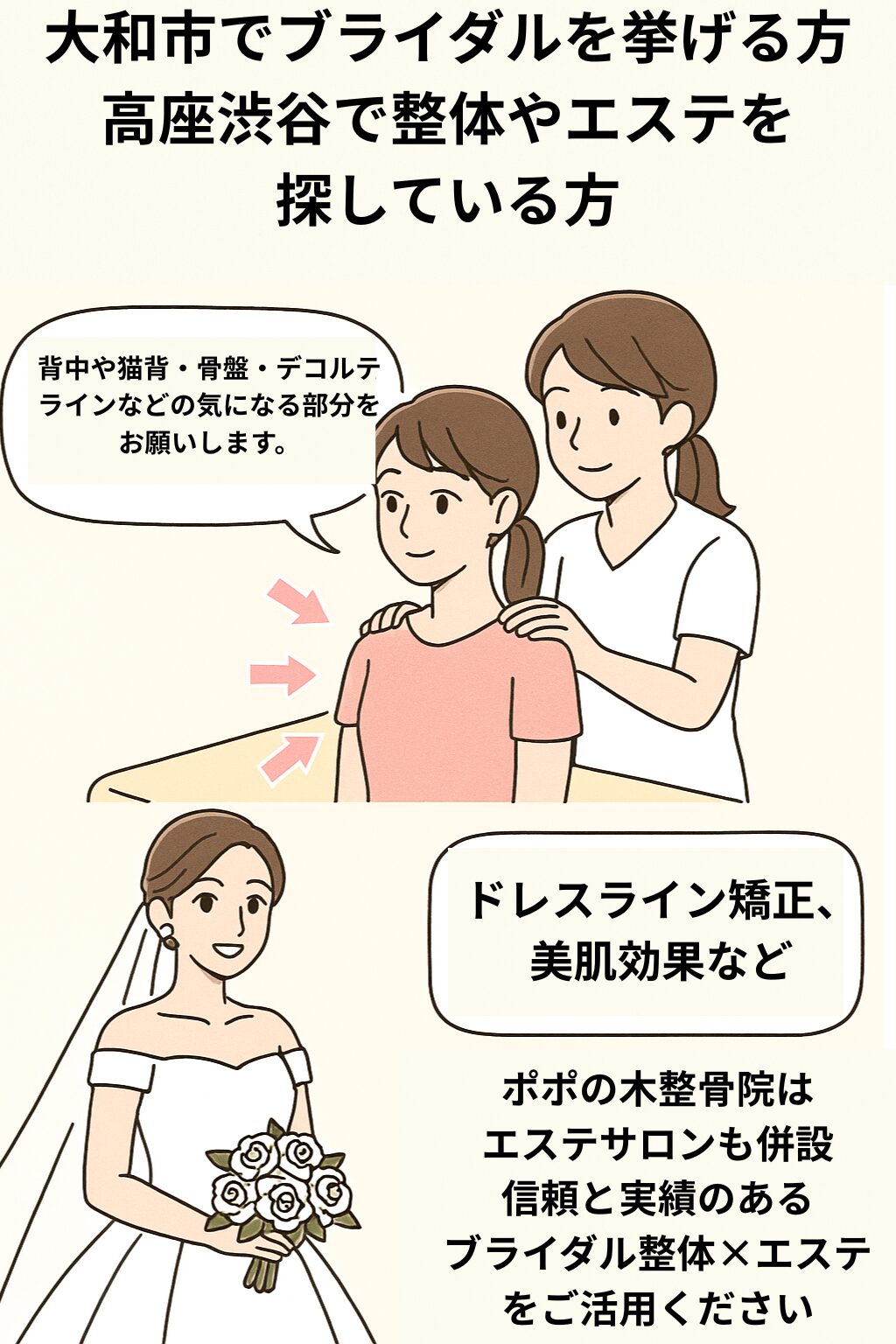 ブライダル整体×エステ　画像
