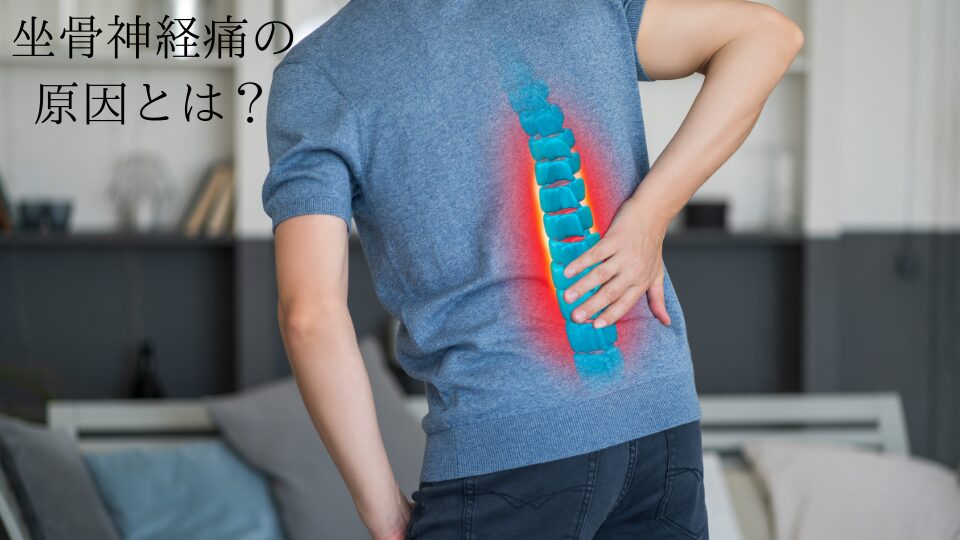 ヘルニア患者に多い前かがみ姿勢と腰への負担を示す姿勢分析図