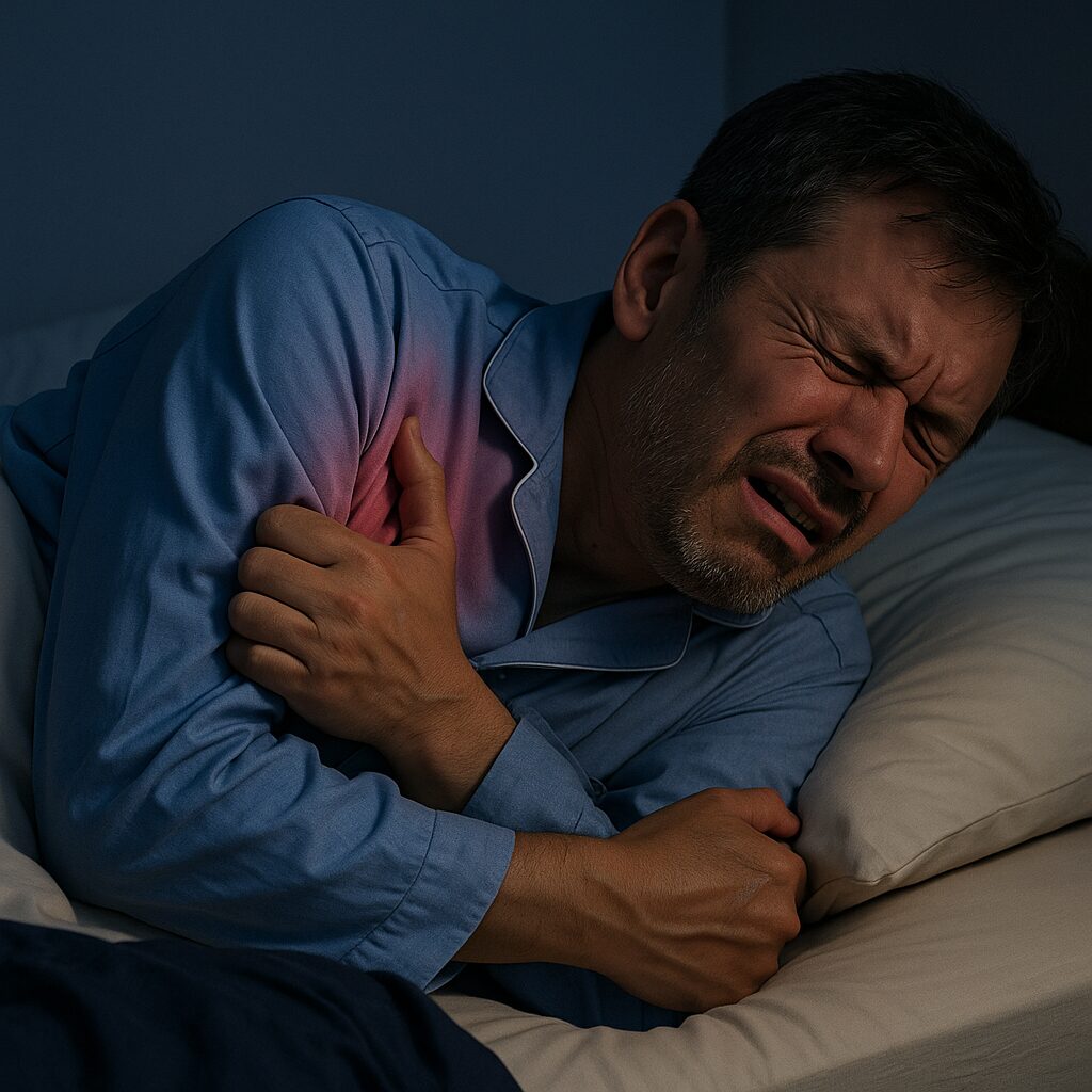 睡眠の質低下のイメージ