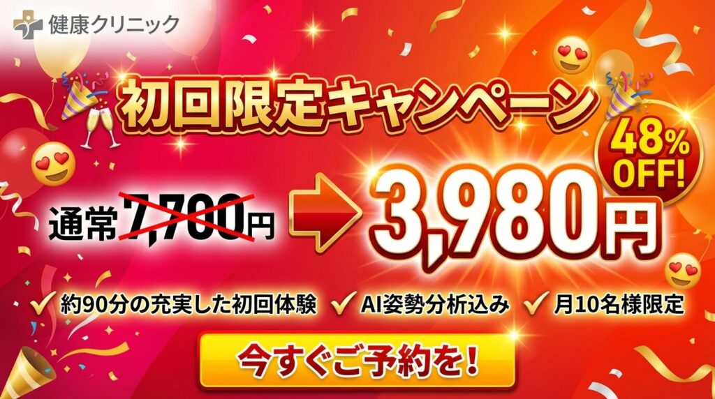 初回3980円のバナー