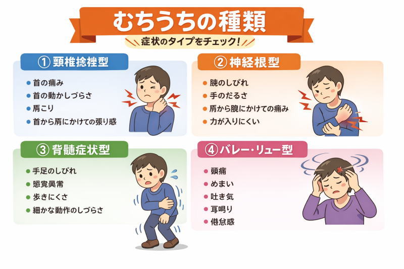 むちうちの種類