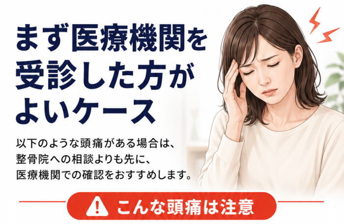医療機関を受診した方がよいケース