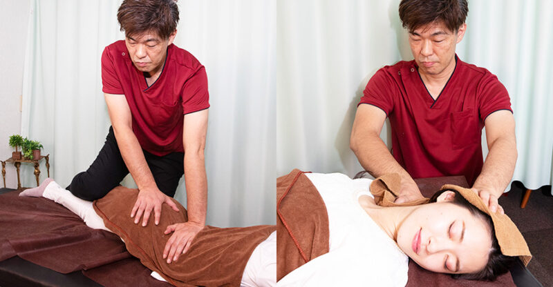 身体の状態に合わせて施術技術を使い分ける整体