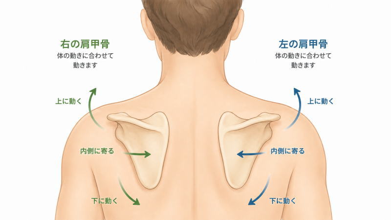 肩甲骨まわりの動き